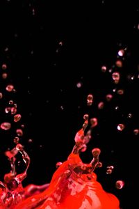 Preview wallpaper liquid, splash, red, spray