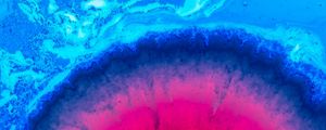 Preview wallpaper liquid, spots, paint, blue, pink