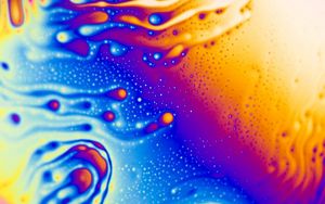 Preview wallpaper liquid, stains, bubbles, color, saturated, mixing