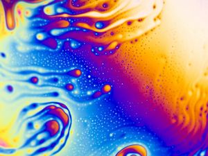 Preview wallpaper liquid, stains, bubbles, color, saturated, mixing