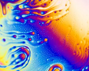 Preview wallpaper liquid, stains, bubbles, color, saturated, mixing