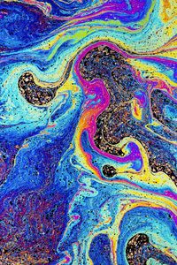 Preview wallpaper liquid, stains, colorful, abstraction