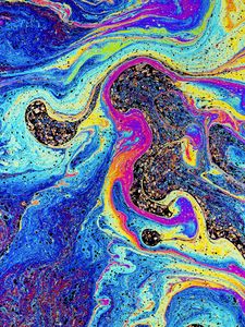 Preview wallpaper liquid, stains, colorful, abstraction