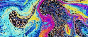 Preview wallpaper liquid, stains, colorful, abstraction