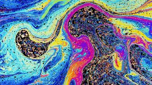 Preview wallpaper liquid, stains, colorful, abstraction