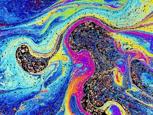 Preview wallpaper liquid, stains, colorful, abstraction