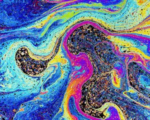 Preview wallpaper liquid, stains, colorful, abstraction