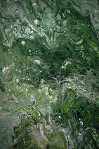 Preview wallpaper liquid, stains, paint, green, fluid art, distortion