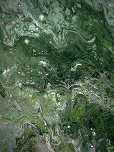 Preview wallpaper liquid, stains, paint, green, fluid art, distortion