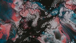 Preview wallpaper liquid, stains, spots, bubbles, abstraction
