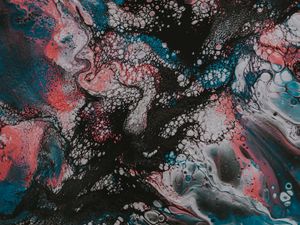 Preview wallpaper liquid, stains, spots, bubbles, abstraction
