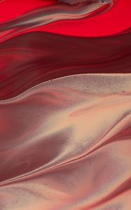 Preview wallpaper liquid, stains, stripes, abstraction, red
