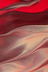 Preview wallpaper liquid, stains, stripes, abstraction, red