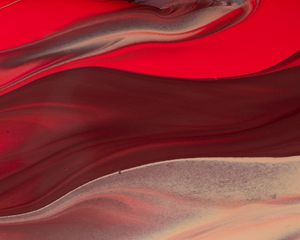 Preview wallpaper liquid, stains, stripes, abstraction, red