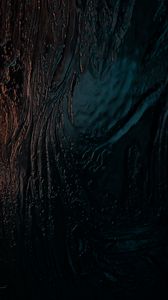 Preview wallpaper liquid, surface, dark, wavy, ripples