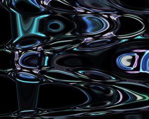 Preview wallpaper liquid, surface, ripples, wavy, dark