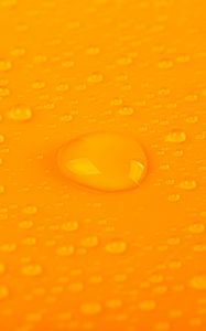 Preview wallpaper liquid, water, drops, wet, macro, yellow