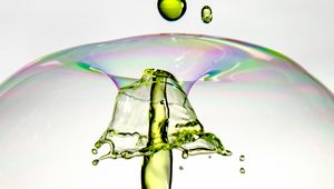 Preview wallpaper liquid, water, drops, splash, macro