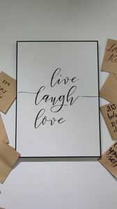 Preview wallpaper live, laugh, love, inscription, motivation, words