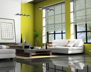 Preview wallpaper living room, chair, picture, style, design