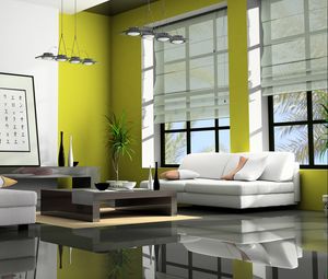 Preview wallpaper living room, chair, picture, style, design