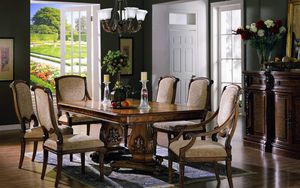 Preview wallpaper living room, dining room, chairs, table, room, design