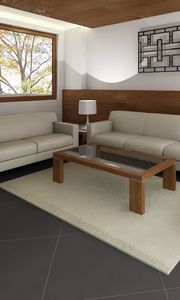 Preview wallpaper living room, furniture, paneling, wood, lighting
