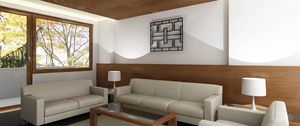 Preview wallpaper living room, furniture, paneling, wood, lighting