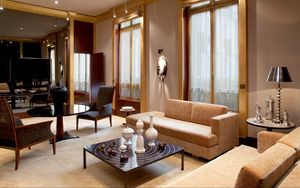 Preview wallpaper living room, furniture, sofa, table, comfort, design