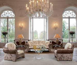Preview wallpaper living room, hall, chandelier, furniture, vintage, interior, design