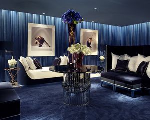 Preview wallpaper living room, hotel, furniture, interior, flowers, paintings, sofas