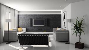 Preview wallpaper living room, room, style, sofa, tv, interior