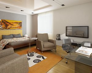 Preview wallpaper living room, tv, sofa, furniture, style