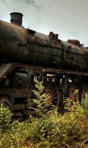 Preview wallpaper locomotive, old, railway