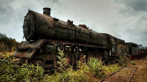 Preview wallpaper locomotive, old, railway