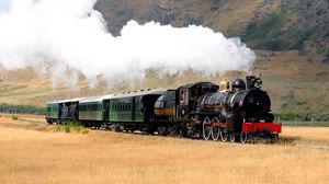 Preview wallpaper locomotive, train, smoke