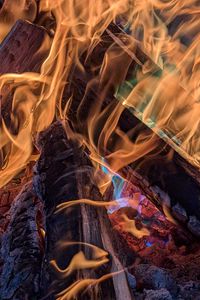 Preview wallpaper logs, fire, flame, coals