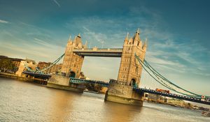 Preview wallpaper london, tower bridge, river, thames