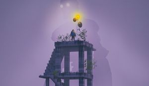 Preview wallpaper loneliness, alone, tower, art