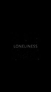 Preview wallpaper loneliness, lonely, inscription, minimalism