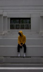Preview wallpaper loneliness, lonely, sad, hood