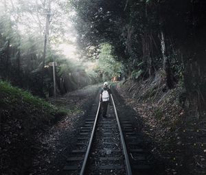 Preview wallpaper loneliness, lonely, travel, railway