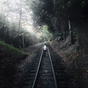 Preview wallpaper loneliness, lonely, travel, railway