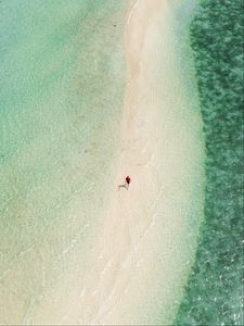 Preview wallpaper lonely, loneliness, beach, water