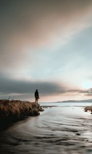 Preview wallpaper lonely, loneliness, photographer, river