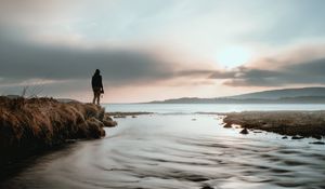 Preview wallpaper lonely, loneliness, photographer, river