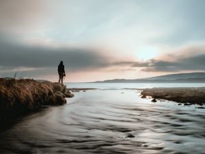 Preview wallpaper lonely, loneliness, photographer, river