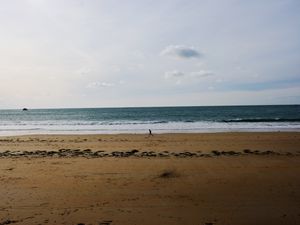 Preview wallpaper lonely, loneliness, sea, horizon