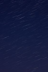 Preview wallpaper long exposure, stars, starry sky, night