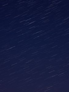 Preview wallpaper long exposure, stars, starry sky, night